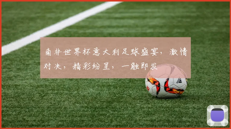 南非世界杯意大利足球盛宴，激情对决，精彩纷呈，一触即发